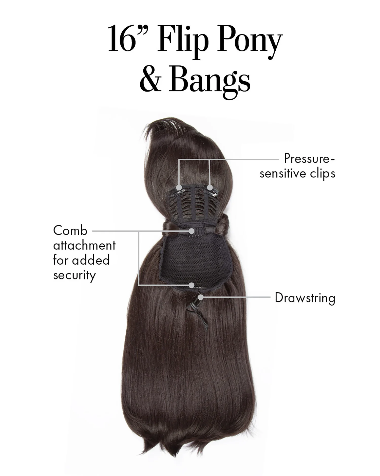Flip Pony & Bangs 16" - Image 8